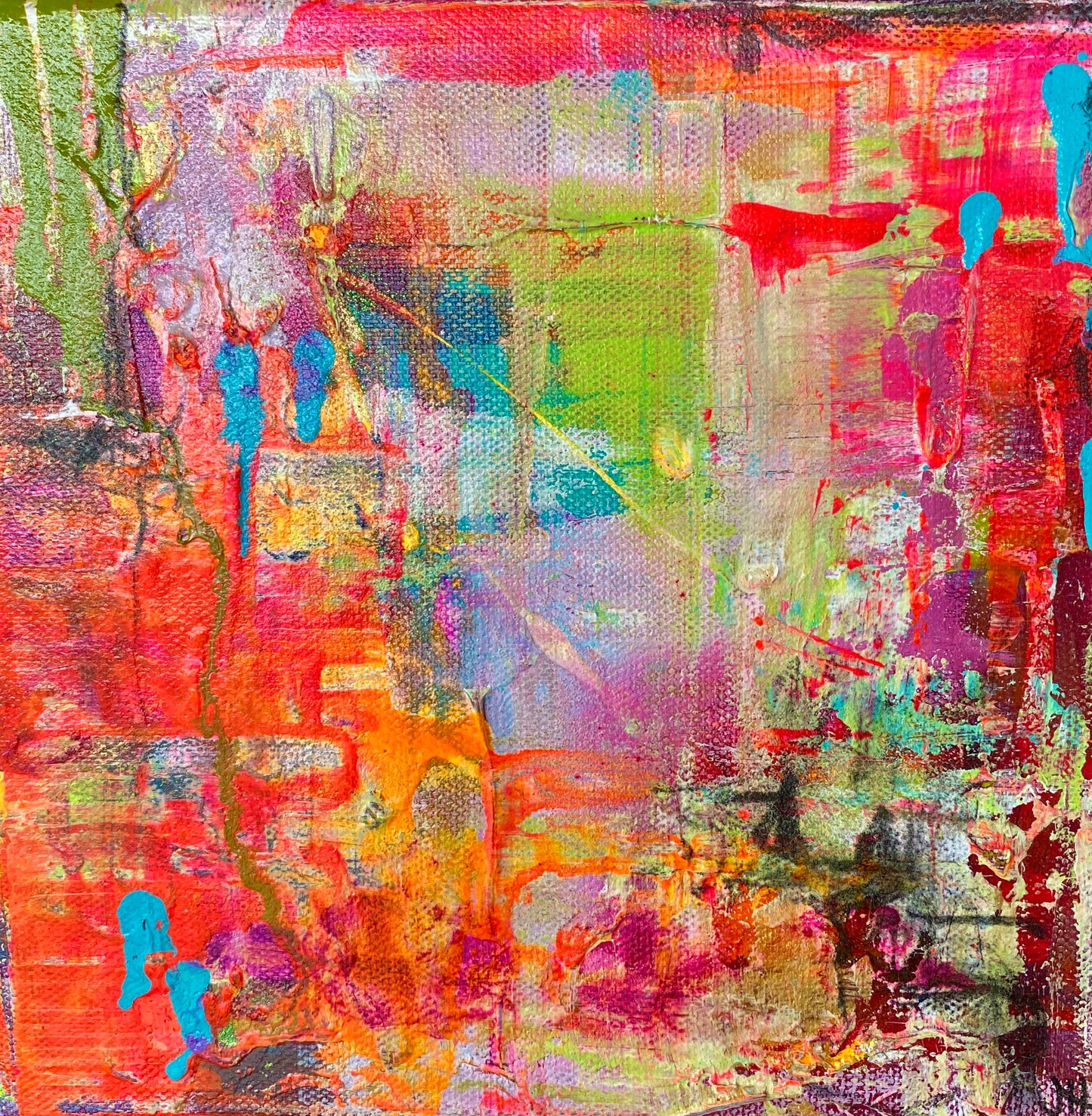 "Candy" Abstract Original Art