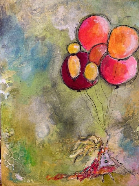 "Faith" Acrylic/Multimedia