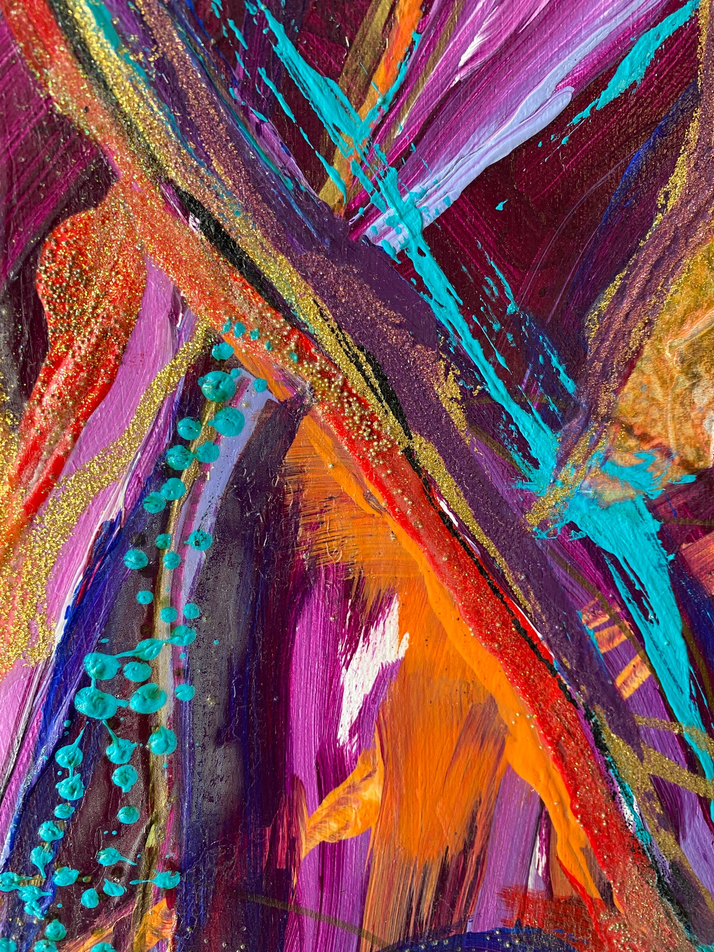 "Strong Together" Abstract Original Art