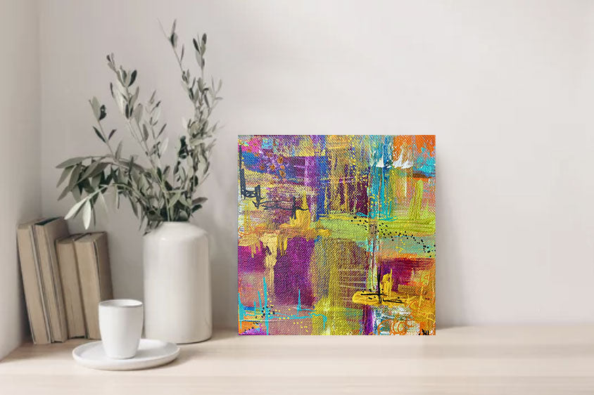 "Rainy Day" Abstract Original Art