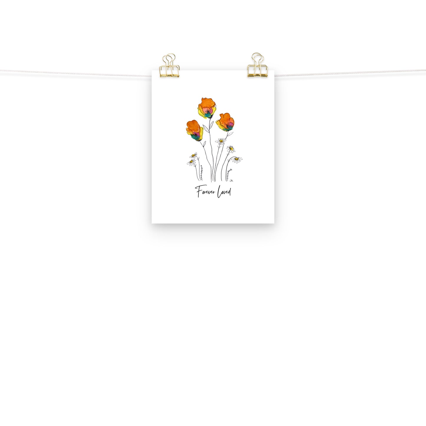 Art Print - Forever Loved - Floral