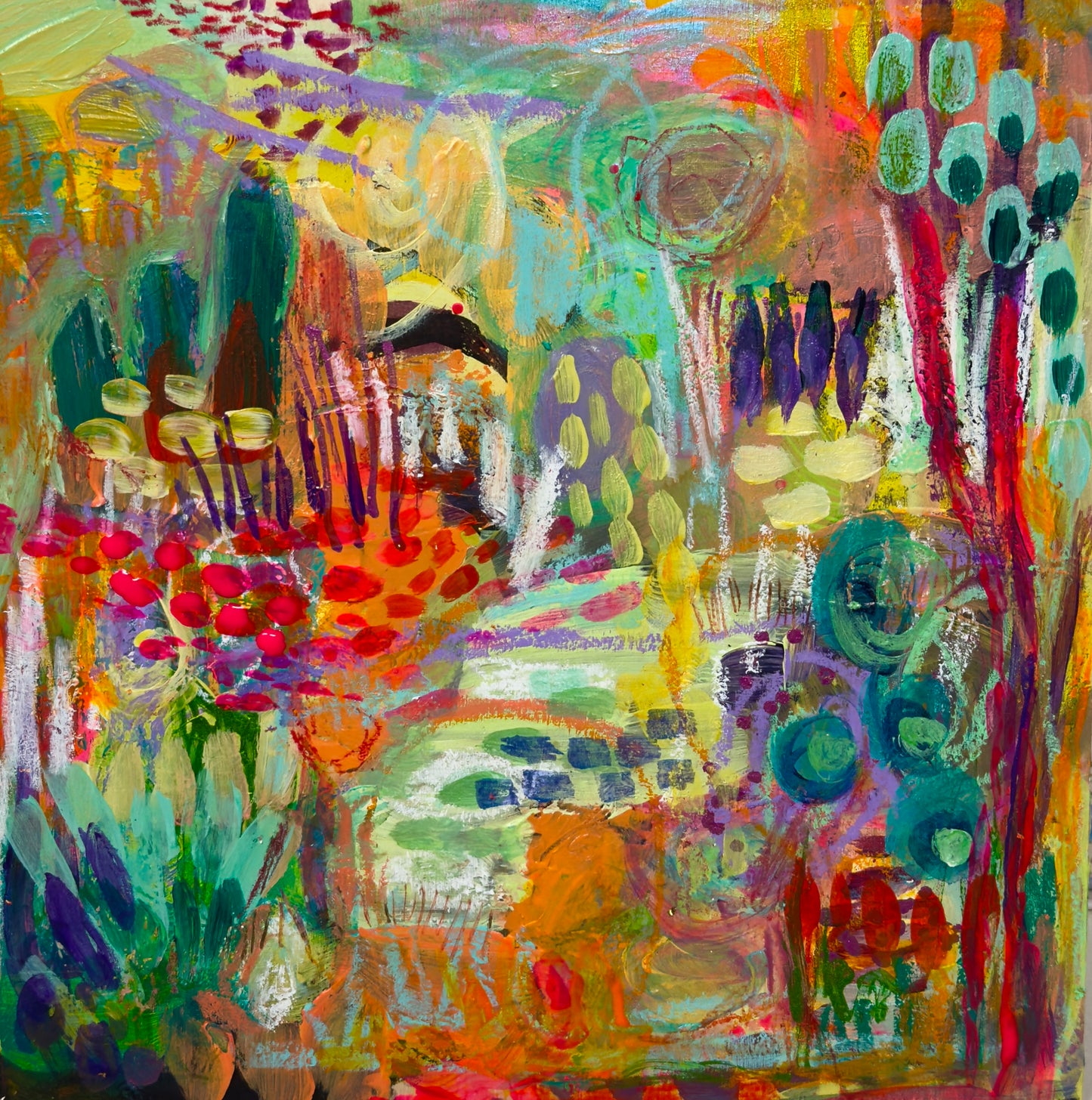 "Special Spot" Acrylic/Multimedia