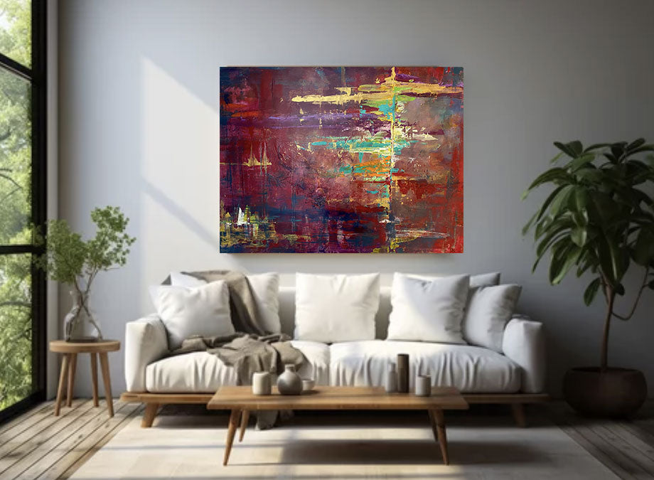 "Electric Dreams" Abstract Original Art