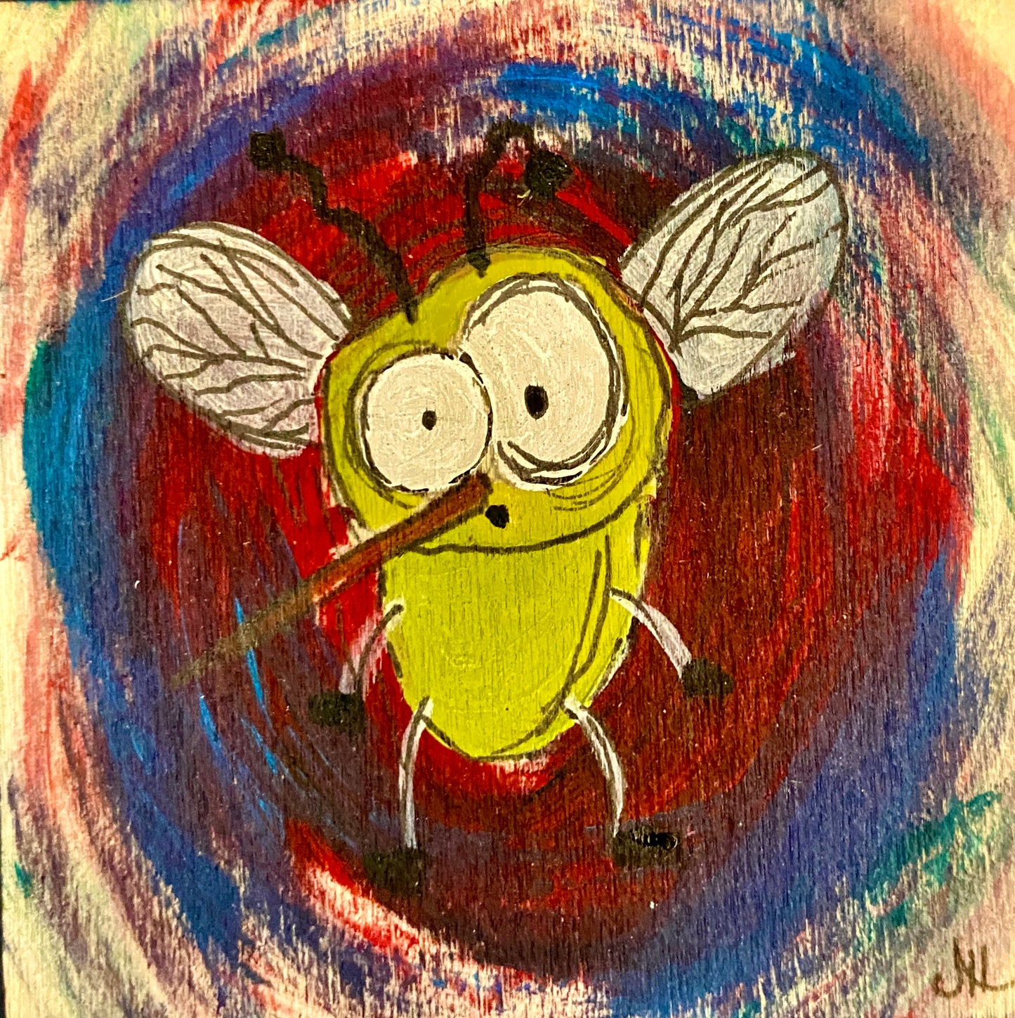 "Little Pests" Whimsy Original Art