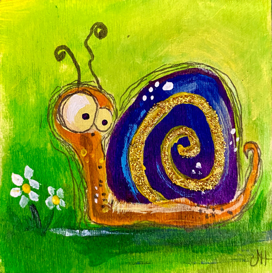 "Little Pests" Whimsy Original Art