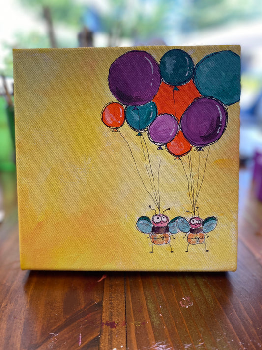 "Little Pests" Whimsy Original Art