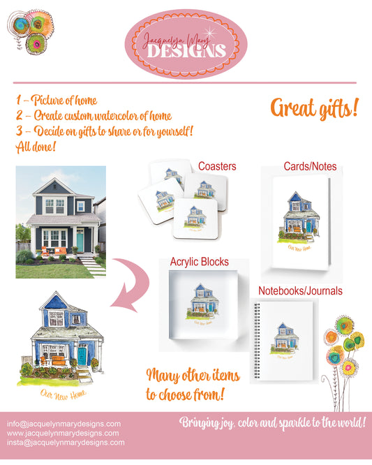 Watercolor Homes - Realtor Gifts