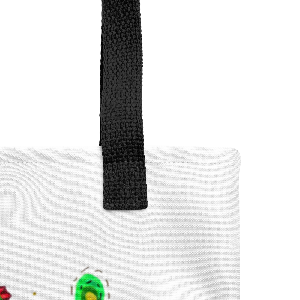 Tote bag - Dancing Flowers in Watercolor