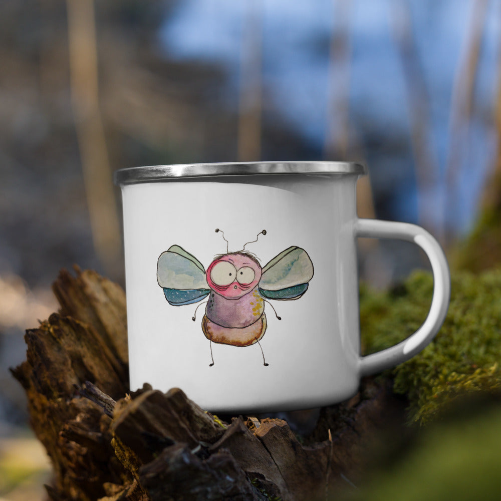 Melvin - the pesty bug buddy - Enamel Mug