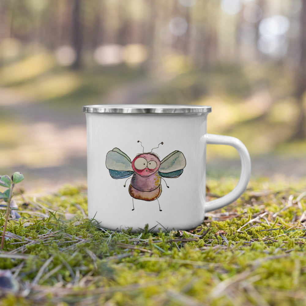 Melvin - the pesty bug buddy - Enamel Mug