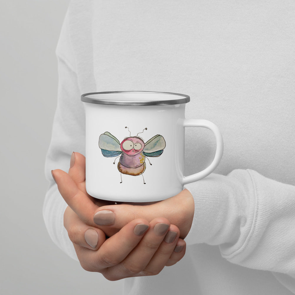 Melvin - the pesty bug buddy - Enamel Mug