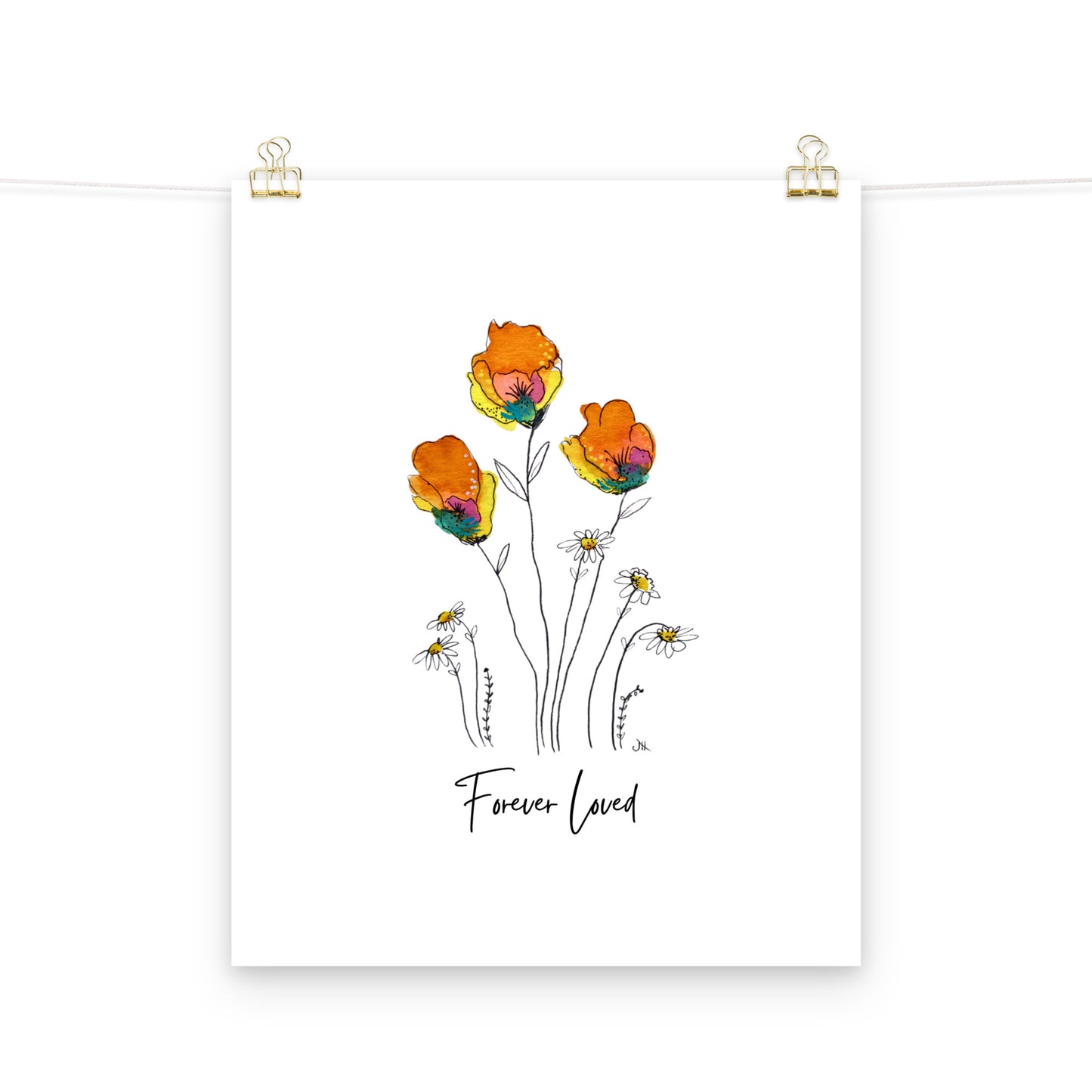 Art Print - Forever Loved - Floral