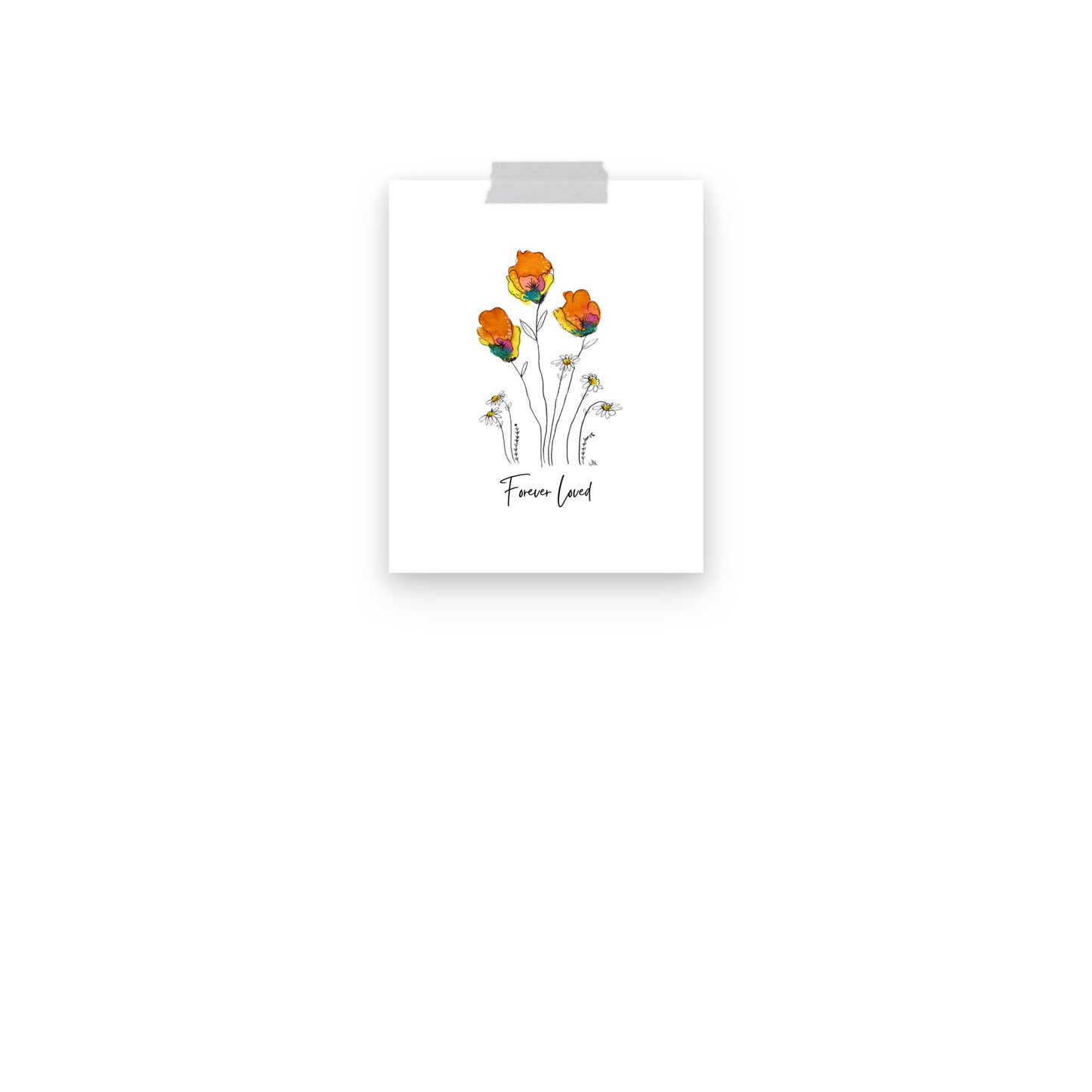 Art Print - Forever Loved - Floral